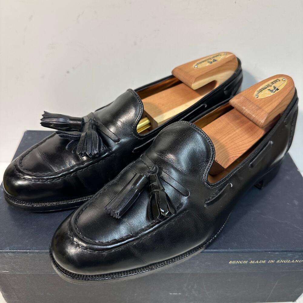 VGUC Crockett & Jones x Polo Ralph Lauren Tassel Loafer Bench Made England 7.5 D